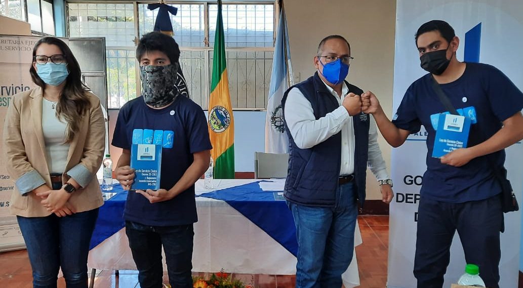 Servidores cívicos comienzan su labor en Sololá