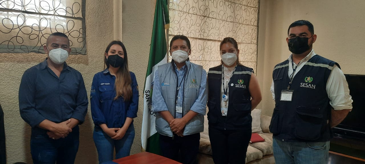 Sesan fortalece coordinaciones contra la desnutrición en Santa Rosa