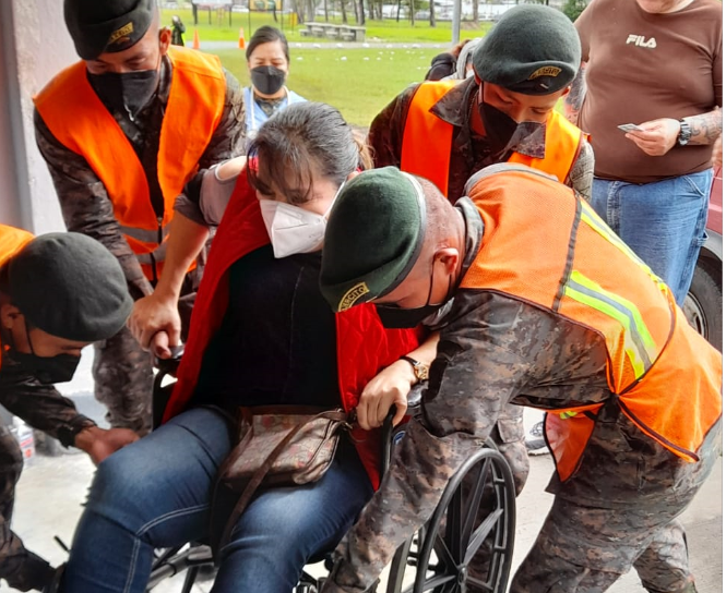 Ejército apoya en Plan Nacional de Vacunación contra COVID-19