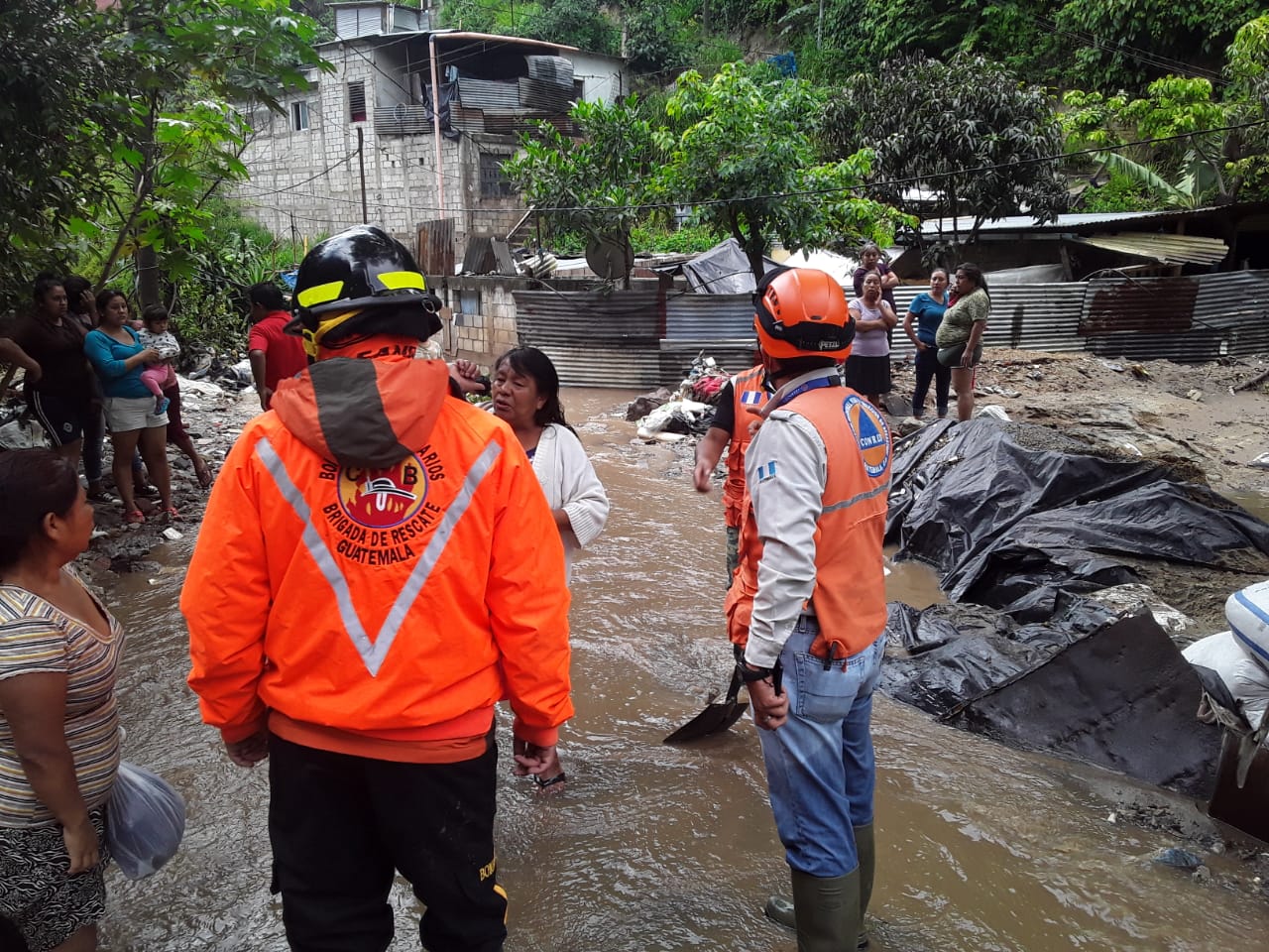 Conred ha atendido 437 incidentes provocados por las lluvias