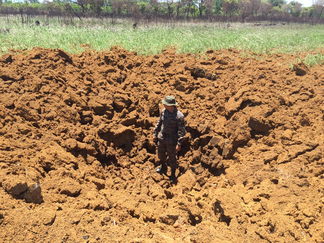 Ejército de Guatemala inhabilita pista clandestina en Petén