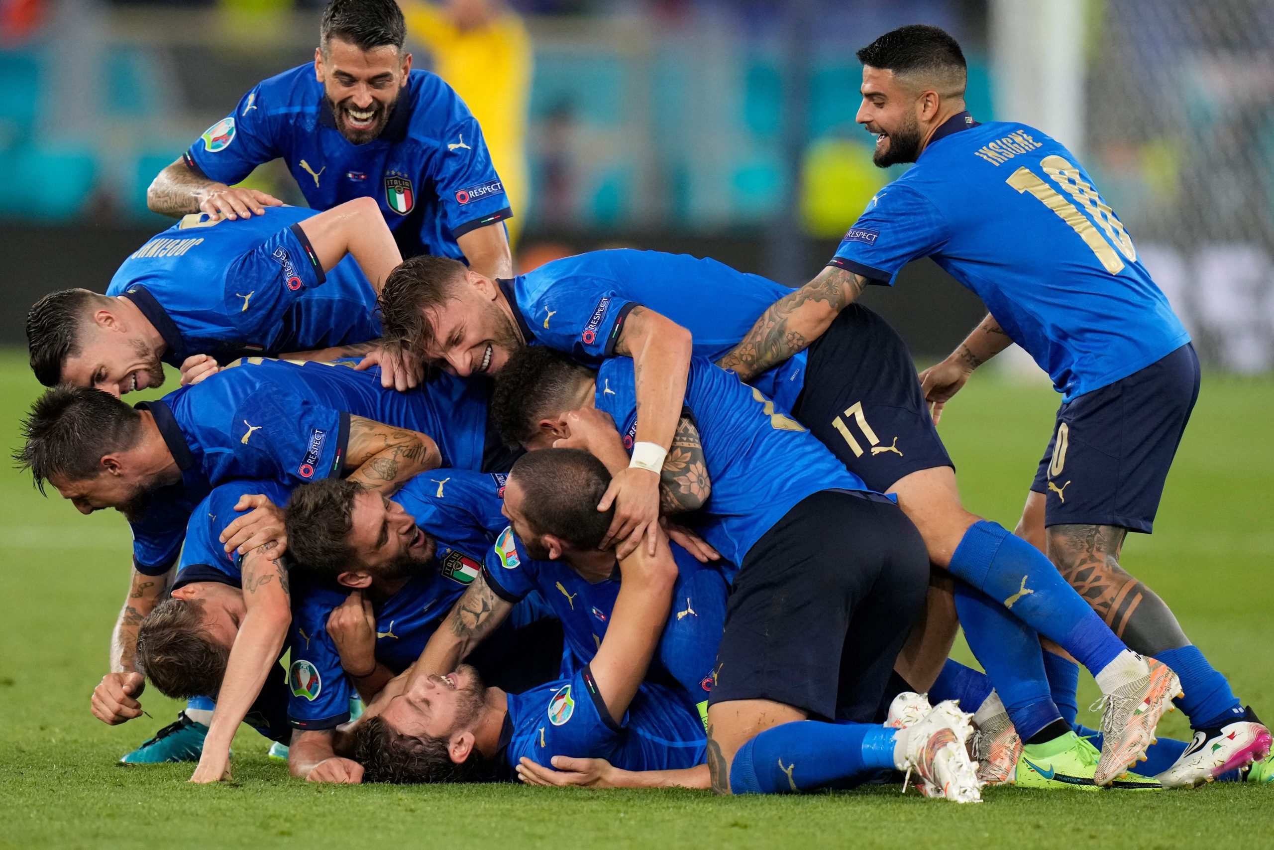 Italia, la primera selección clasificada a octavos de final de la Euro 2021