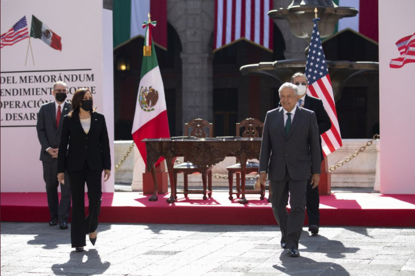 Anuncian los acuerdos alcanzados entre Harris y López Obrador