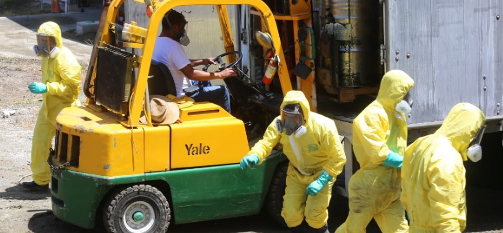 Trasladan nuevo cargamento de precursores químicos para su incineración