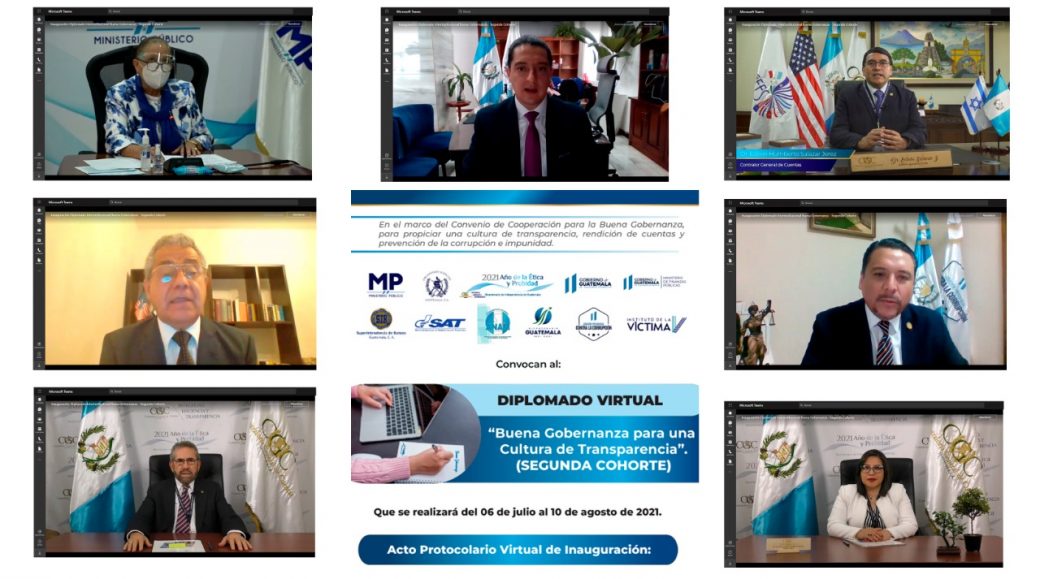 Inauguran diplomado virtual para promover buena gobernanza y transparencia