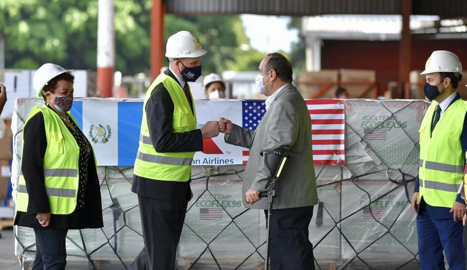 Guatemala agradece a Estados Unidos por donación de vacunas