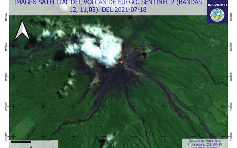 Explosiones volcán de Fuego
