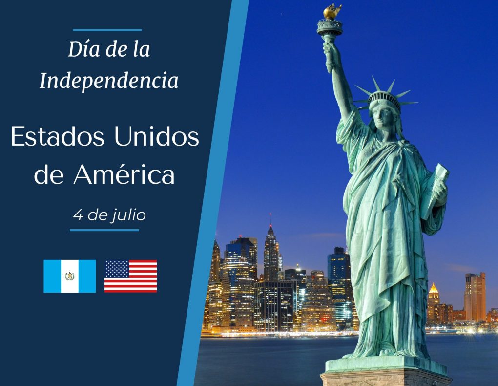 Guatemala felicita a Estados Unidos en su aniversario de independencia