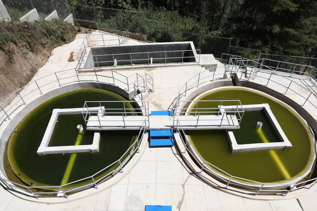 La planta de tratamiento de aguas residuales "la bóveda" esta ubicada en San Marcos.