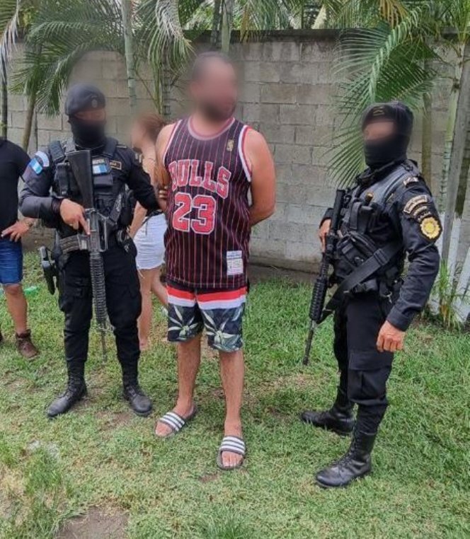 Las fuerzas de seguridad lograron la captura de José Francisco Pérez Cabrera , en Escuintla.