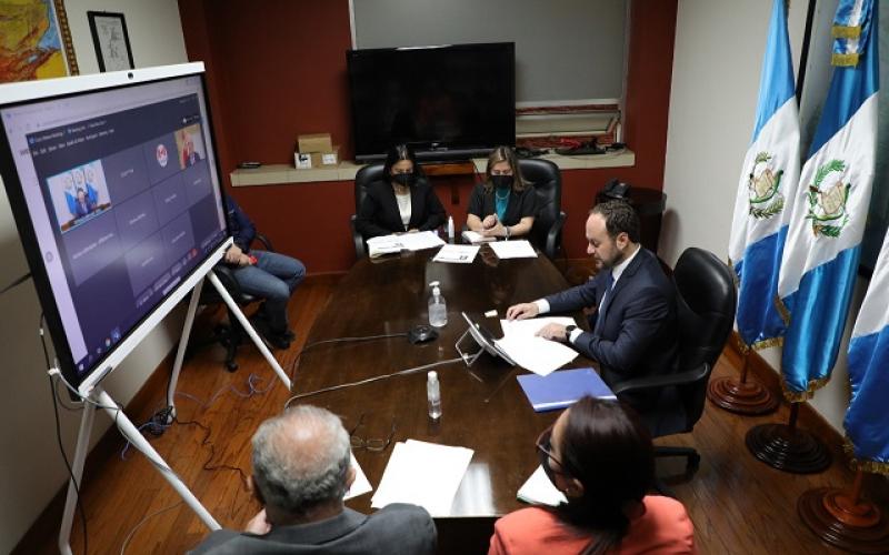 Los cancilleres de Guatemala y Canadá se reunieron este martes de forma virtual.