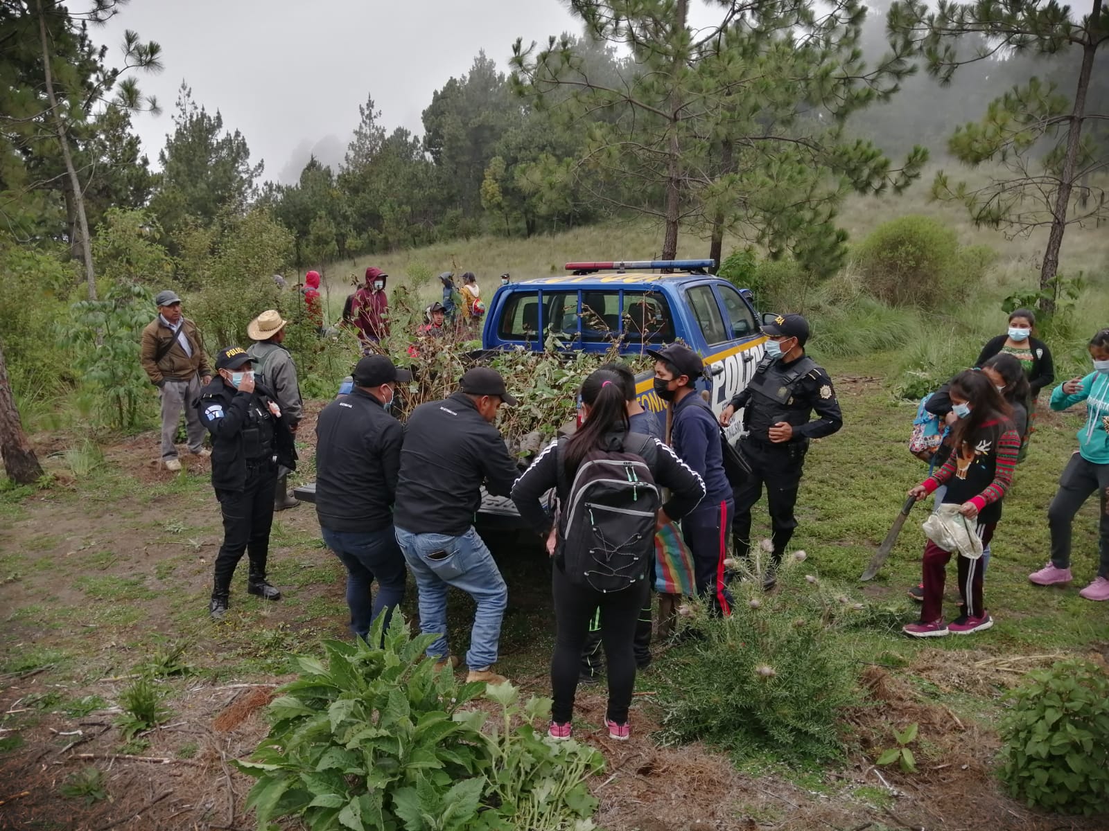 PNC y Ejército apoyan jornadas de reforestación nacional