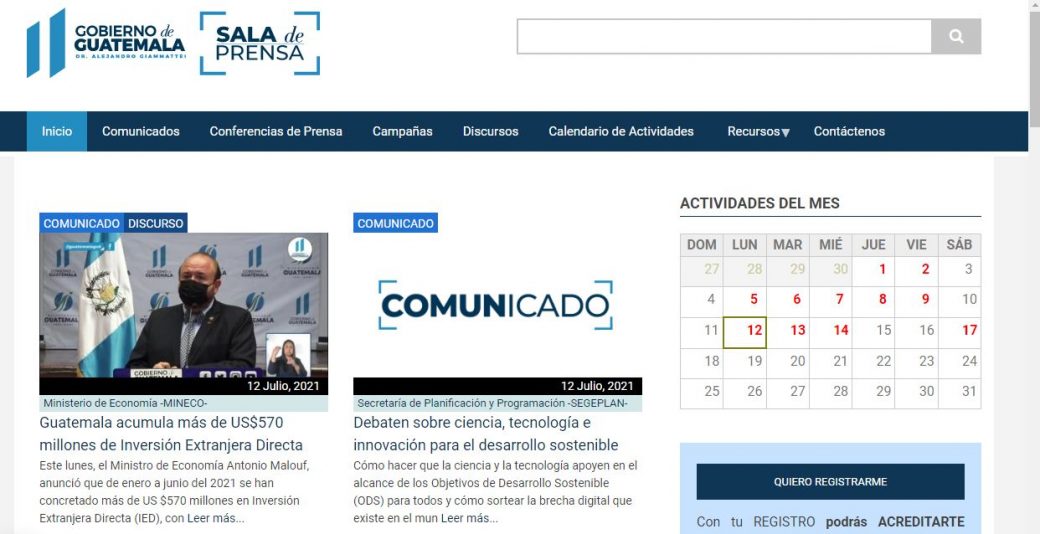 Gobierno pone en funcionamiento plataforma digital de información