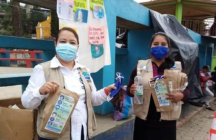 Extensionistas rurales promueven la prevención del COVID-19 en Huehuetenango
