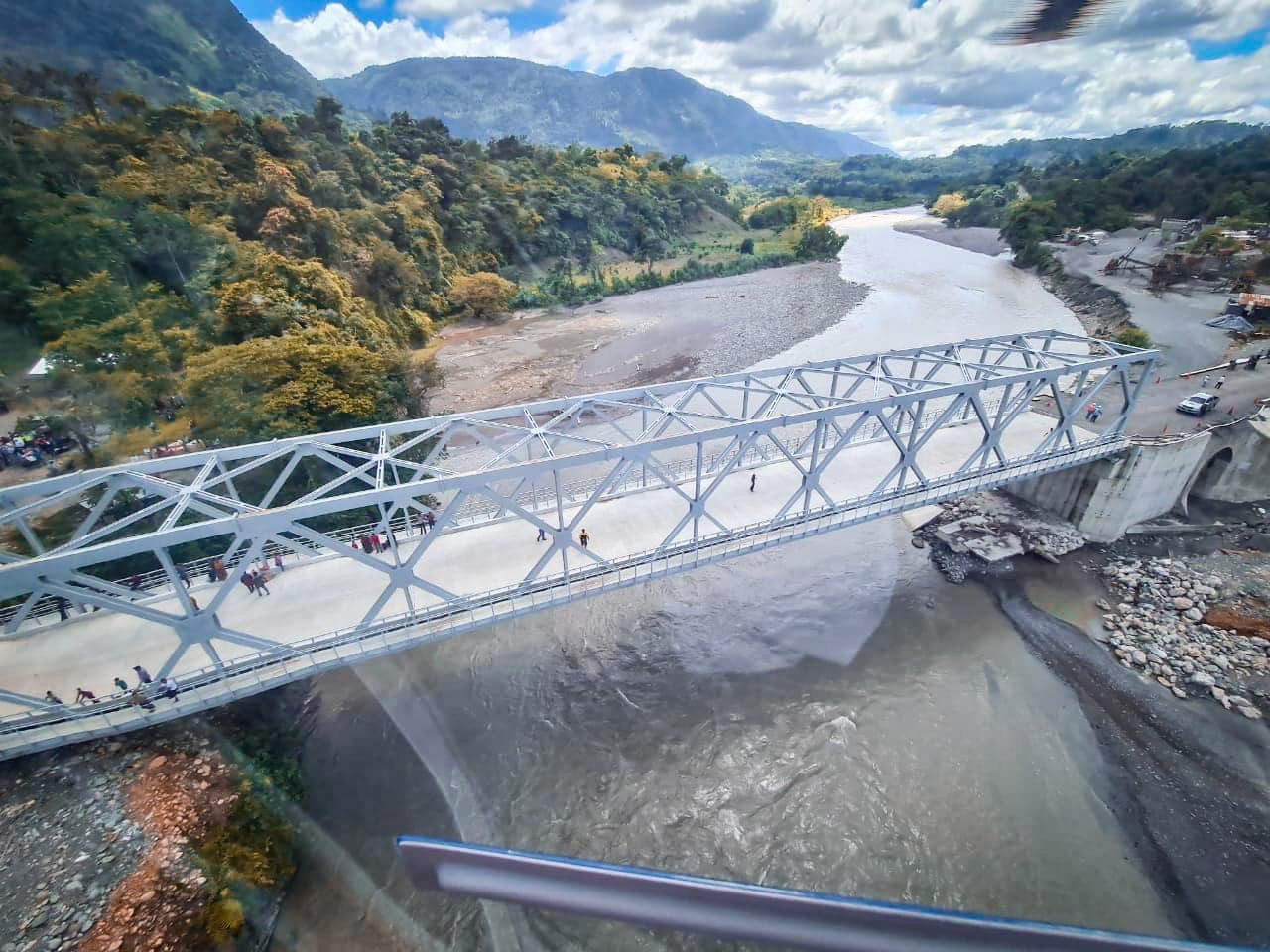 CIV habilita puente sobre río Copón, en Quiché
