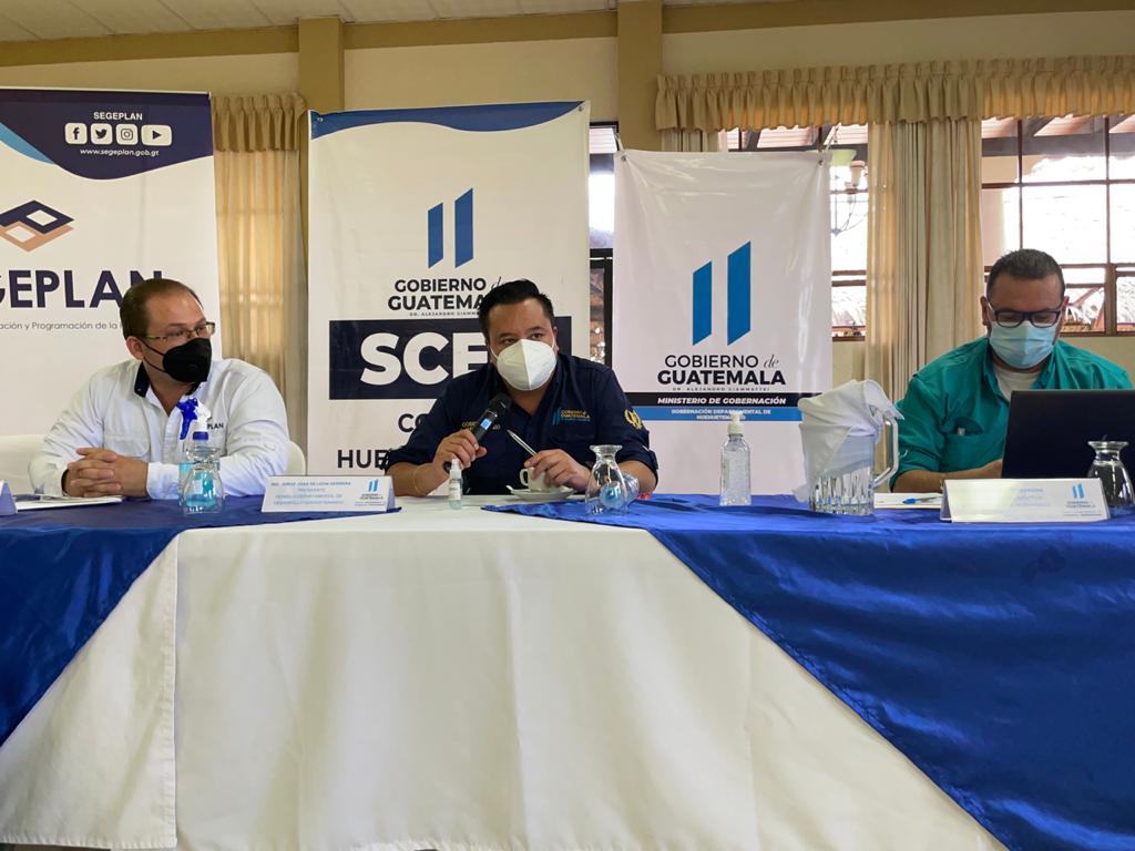 Gobernador preside séptima asamblea del Codede en Huehuetenango