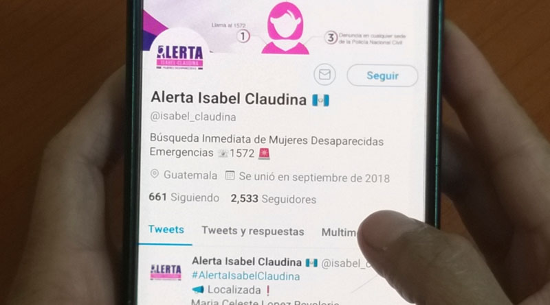 Hoy se conmemora el tercer aniversario del mecanismo de búsqueda inmediata “Alerta Isabel Claudina”