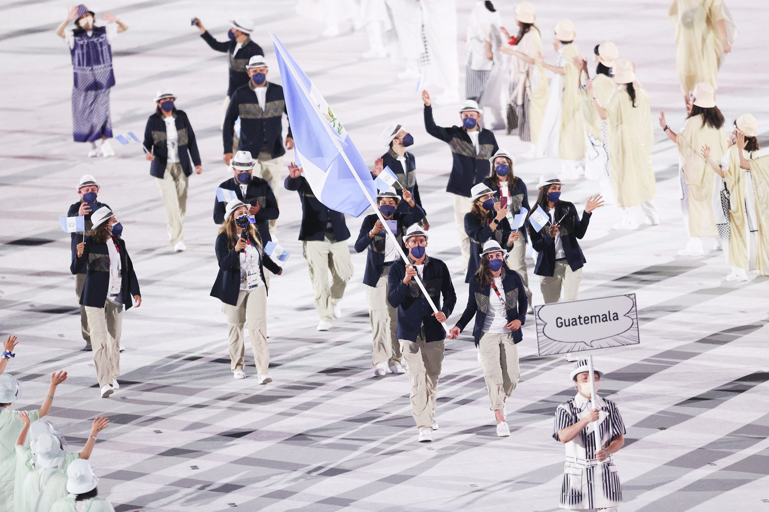 Guatemala en desfile de Tokio 2021