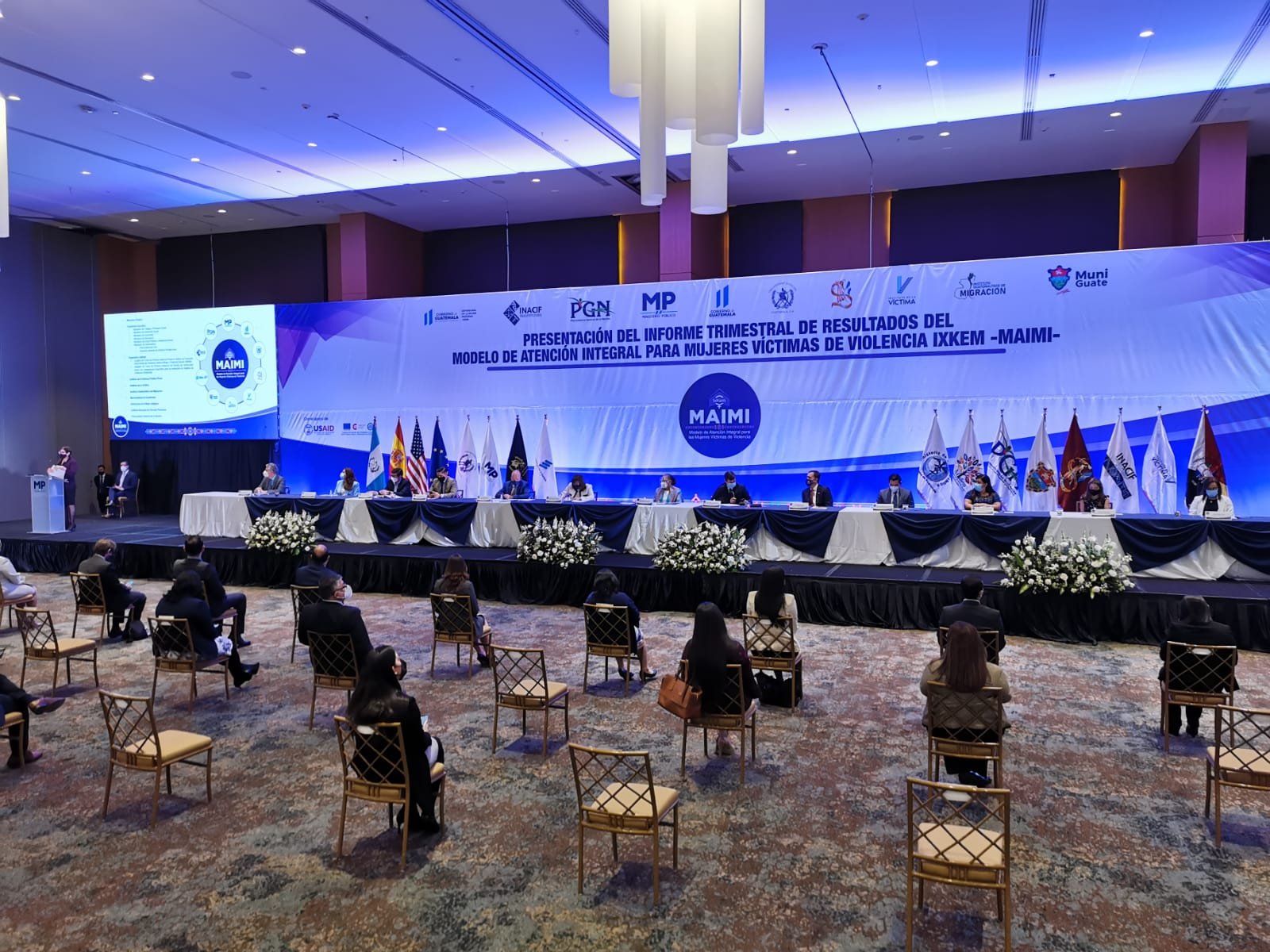 Ministerio Público presenta informe trimestral de labores del MAIMI