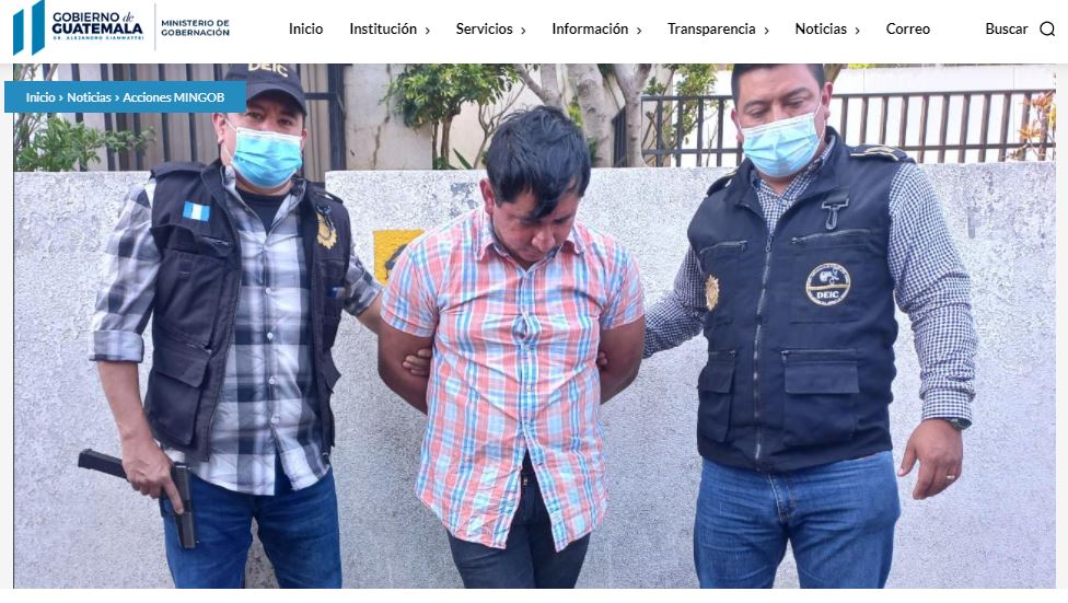 Capturan a uno de los líderes pandilleros incluidos en la lista de los 100 más buscados en Guatemala