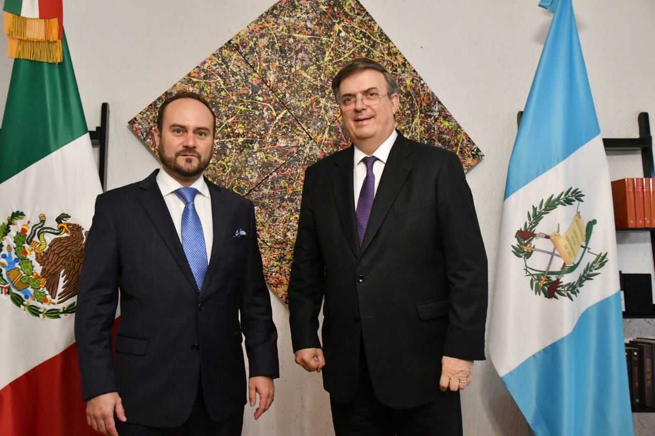 Cancilleres de Guatemala y México consolidan agenda bilateral