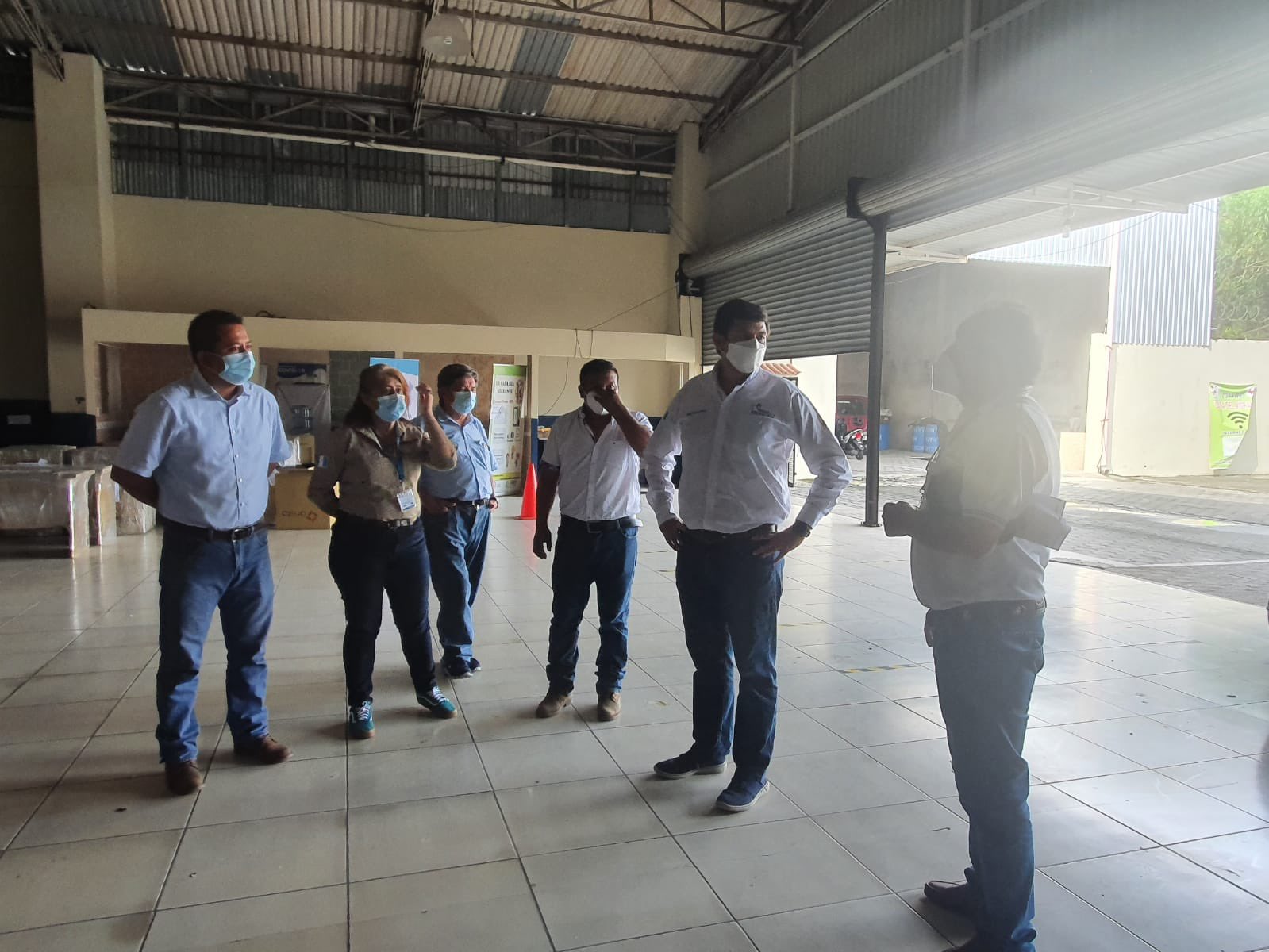 El Director General del IGM visitó las instalaciones en Tecún Umán , San Marcos