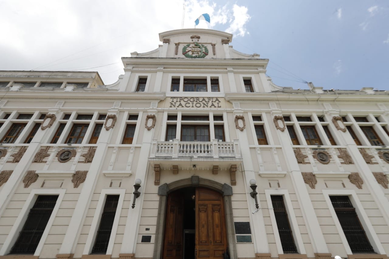 El edificio de la Tipografía Nacional se llevan a cabo las labores del Diario de Centro América