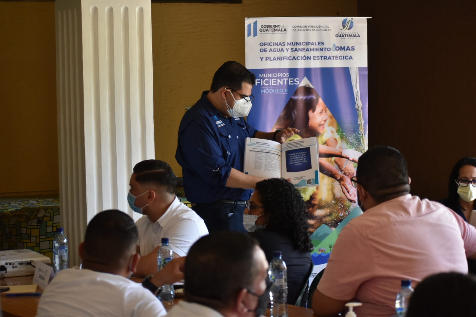 En el Progreso, Jutiapa, se estableció la ruta para la implementación de una oficina municipal de agua y saneamiento.