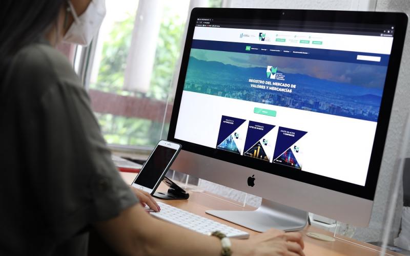 Registro del Mercado de Valores y Mercancías estrena portal de servicios