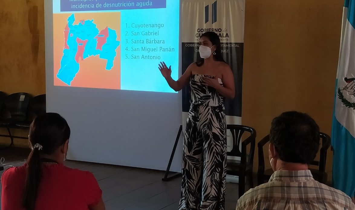 Codesan de Suchitepéquez evalúa avances en el combate de la desnutrición