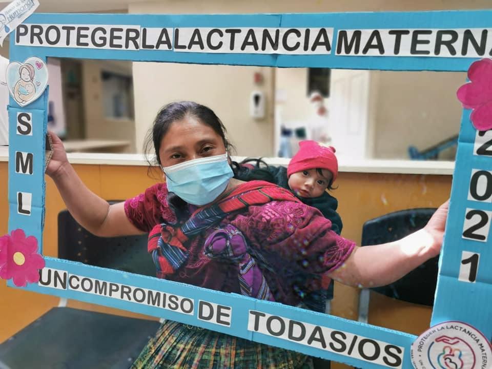 Hospital de Totonicapán conmemora la Semana Mundial de la Lactancia Materna