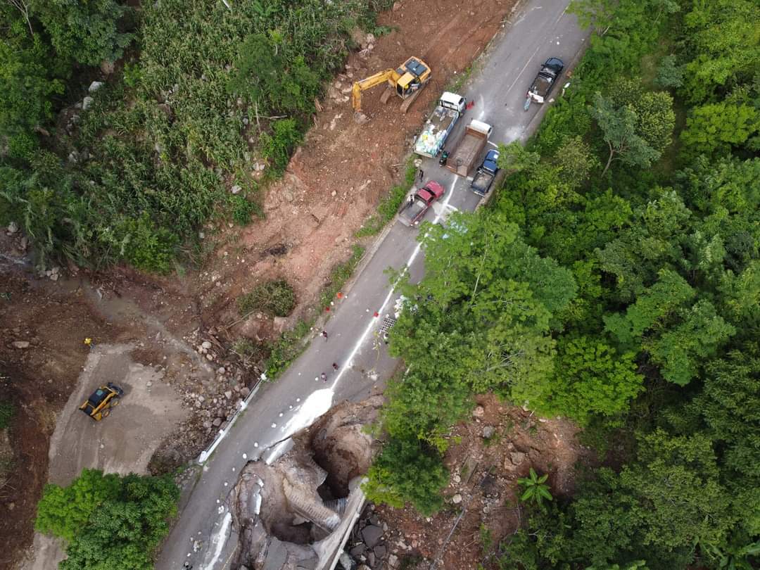 Covial habilita ruta alterna, tras colapso de bóveda en ruta a Quezaltepeque