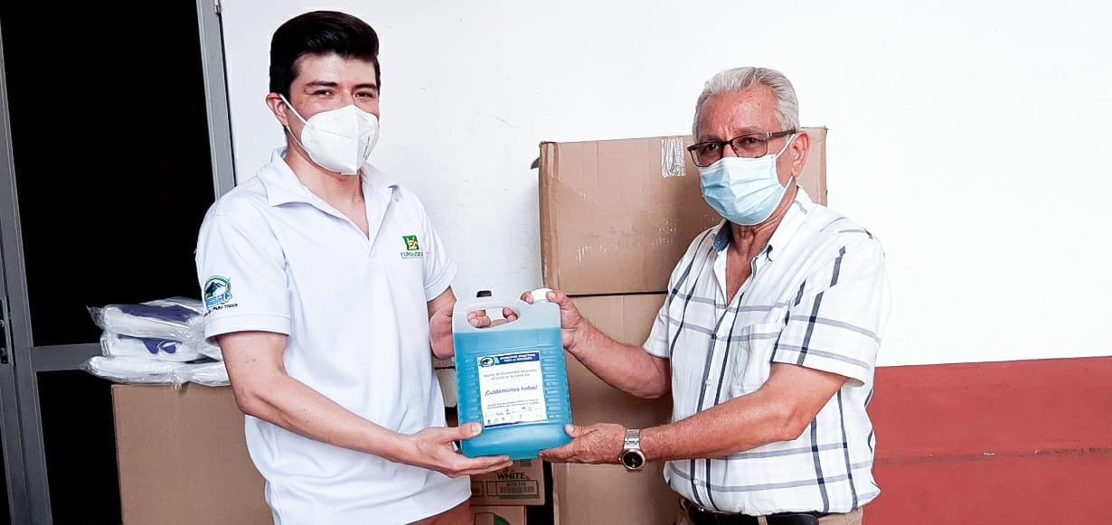 Área de Salud de Retalhuleu recibe kits de protección personal contra el COVID-19