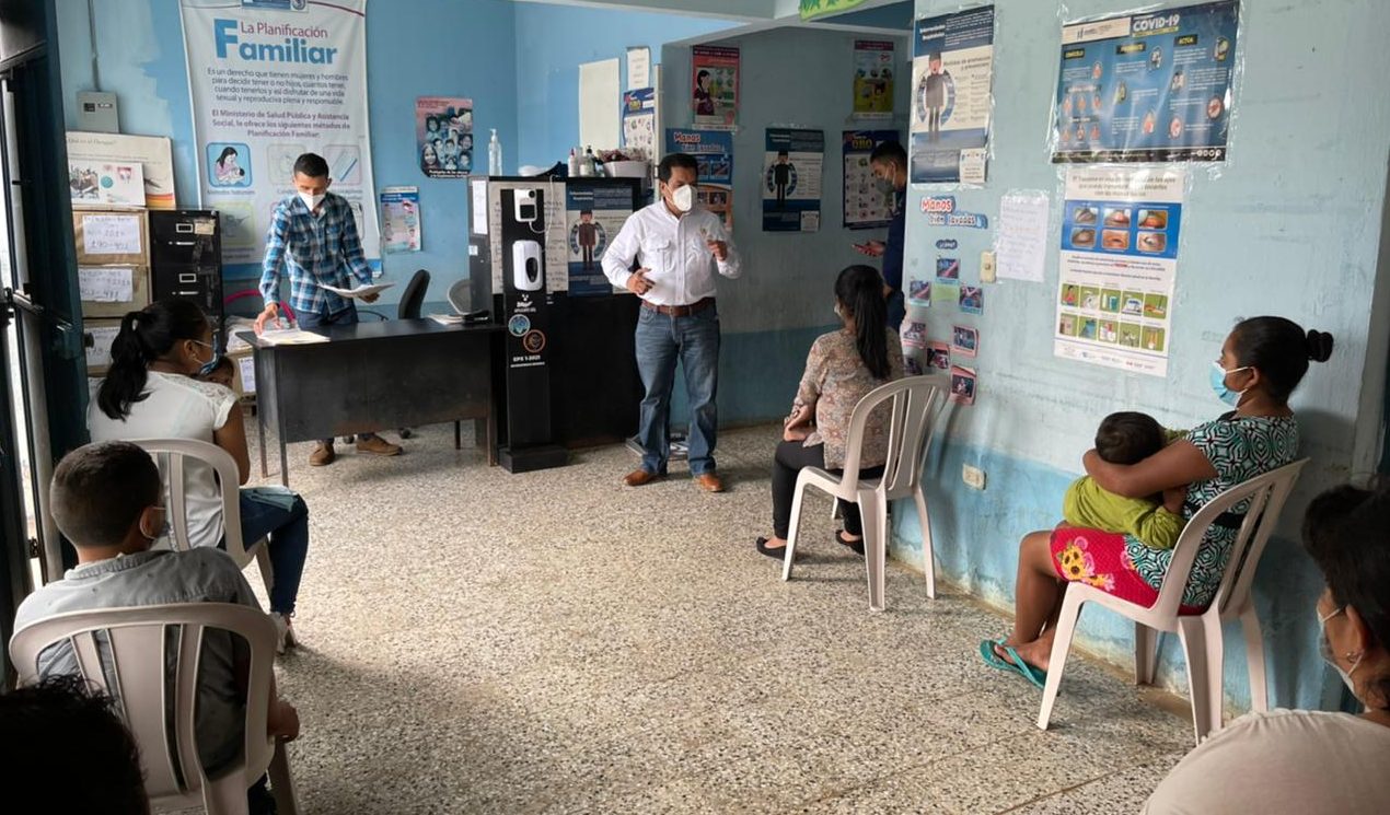 Salud garantiza vacunación contra COVID-19 en área rural de Jutiapa