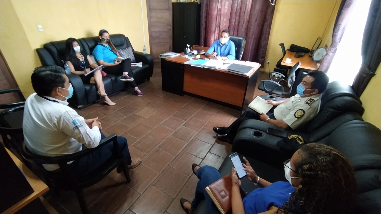 Continúan acciones interinstitucionales de prevención del COVID-19 en Suchitepéquez