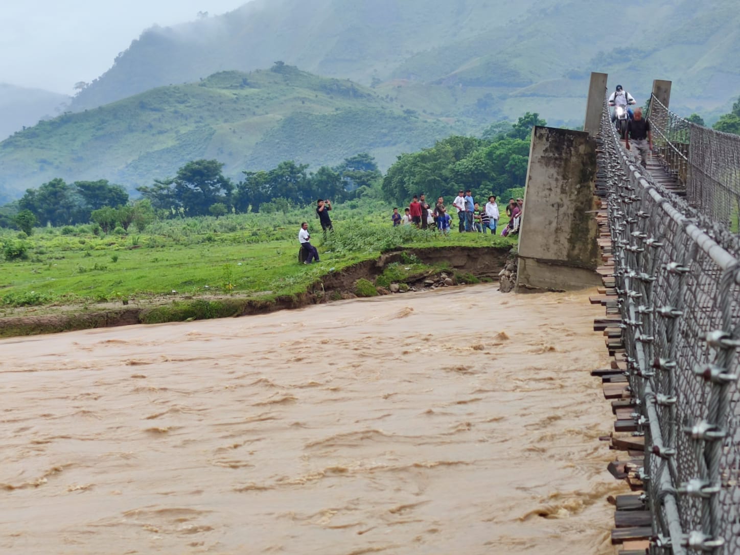 Conred mantiene acciones de respuesta debido a fuertes lluvias en el territorio