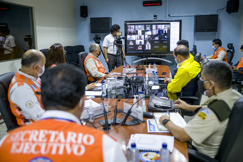 Personal de la Conred en apresto ante paso del huracán Grace