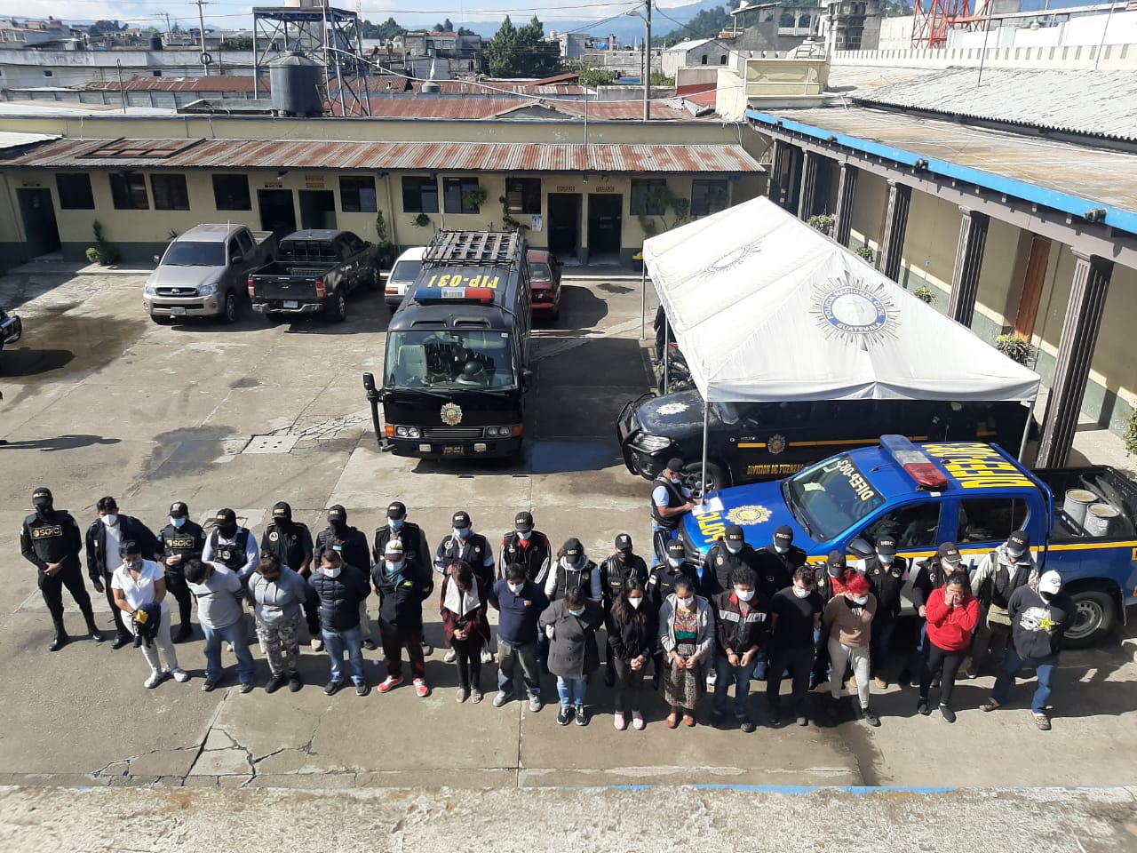 La PNC desarticula estructura criminal que extorsionaba en Chimaltenango