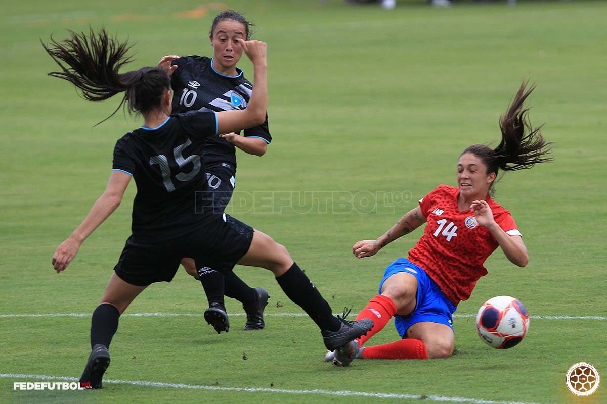 Guatemala y Costa Rica en dura lucha hacia el Campeonato Concacaf W