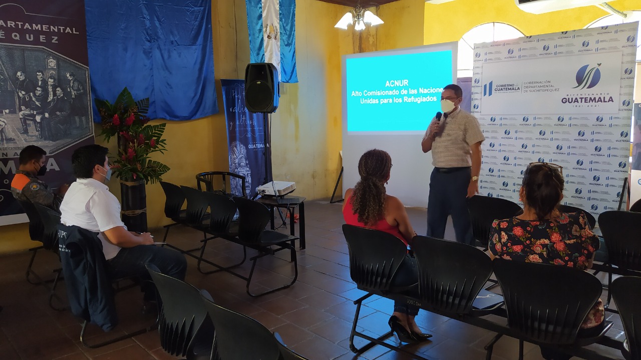 Gobernación de Suchitepéquez y ACNUR destacan importancia sobre trabajo conjunto