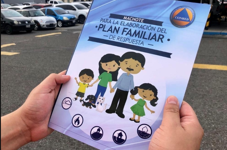 Conred invita a la población a crear su plan familiar de respuesta