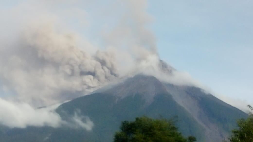 Erupción del volcán de Fuego