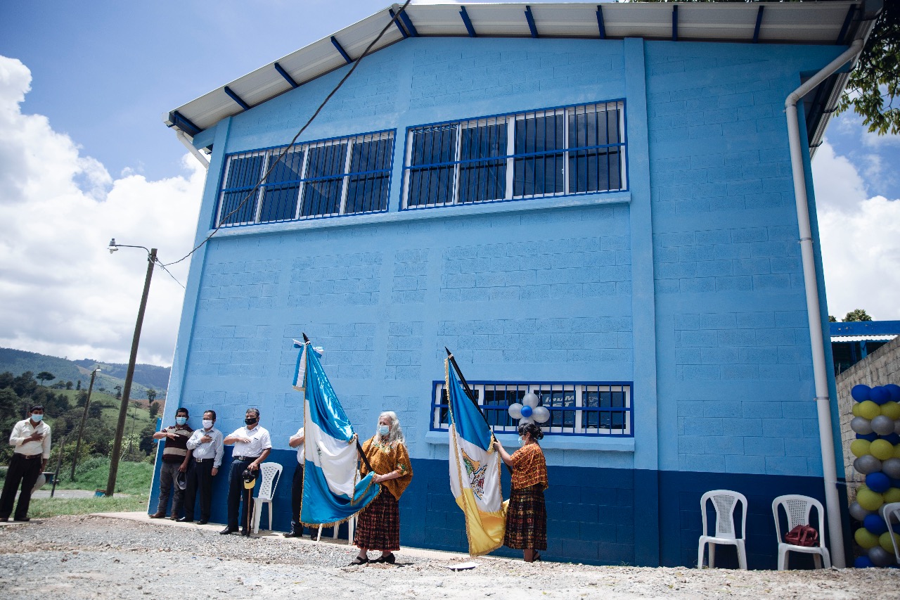 Inauguran ampliación de escuela en Tactic, Alta Verapaz