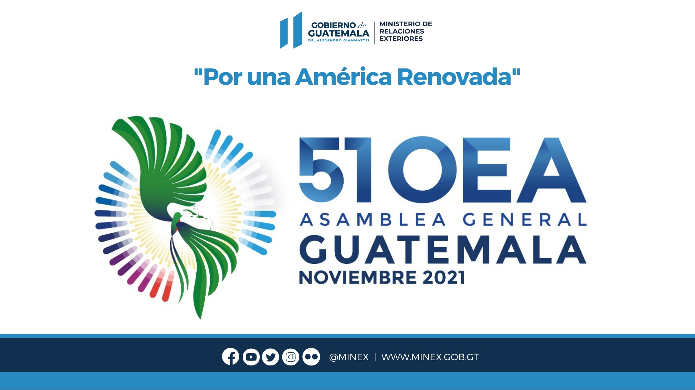 51 Asamblea General de la OEA abordará desafíos del COVID-19 y cambio climático