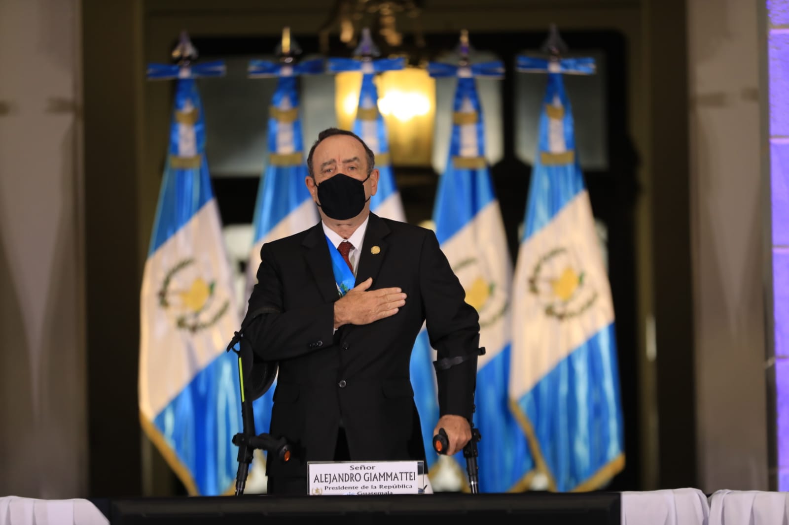 Presidente Giammattei: “Feliz 15 de septiembre, feliz bicentenario”