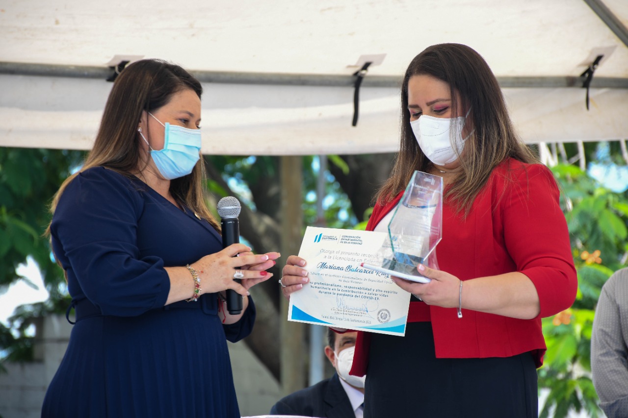 Reconocen labor del personal de Salud de Baja Verapaz