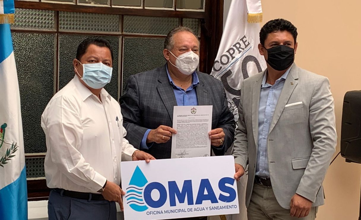 Palín contará con Oficina Municipal de Agua y Saneamiento