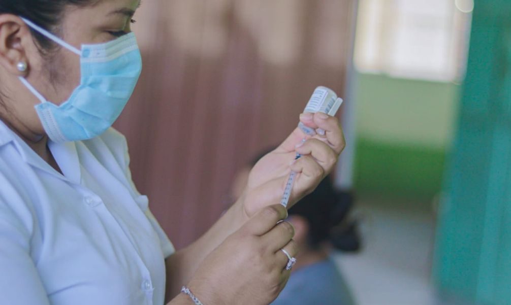 Instalan nuevo puesto de vacunación contra el coronavirus en Santa Lucía Cotzumalguapa