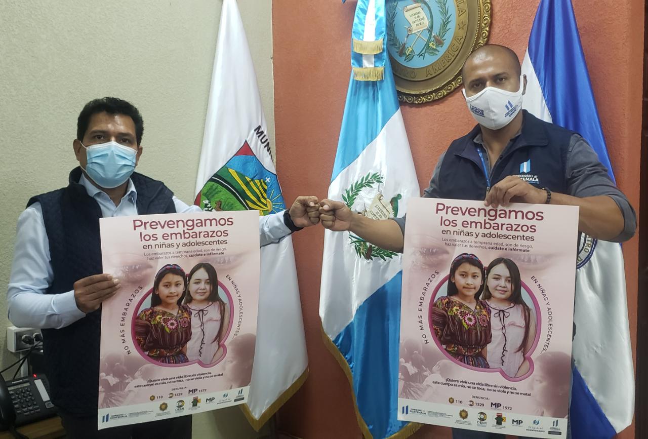 Autoridades de Jutiapa fortalecen acciones para prevenir embarazos en menores