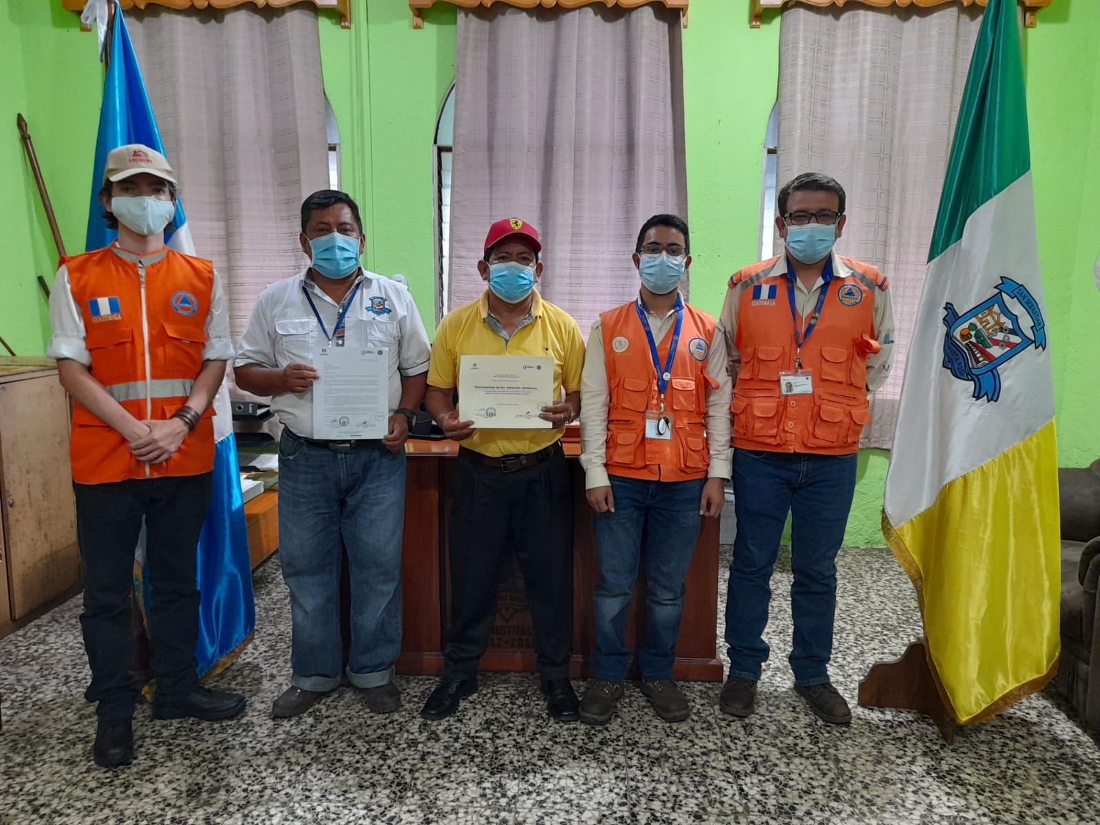 Municipalidades de Retalhuleu fortalecen gestión de riesgo de desastres